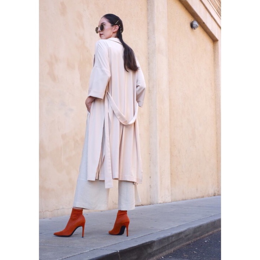 Woven Trench Jacket